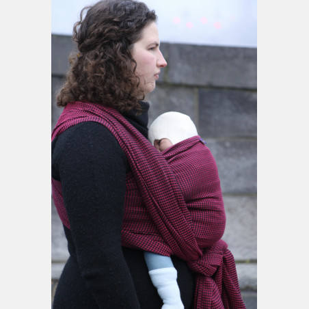 Yaro Waffles Black Pink Ring Sling