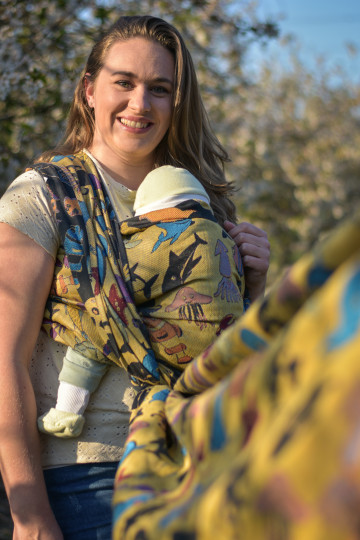 Yaro Seaworld Trio Black Yellow Red Blue Modal Seacell Ring Sling