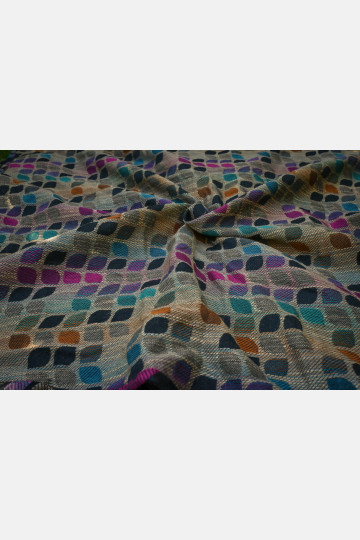 Yaro Petals Duo Black Camel Rainbow Wool Silk Seacell Ring Sling | Slingomama