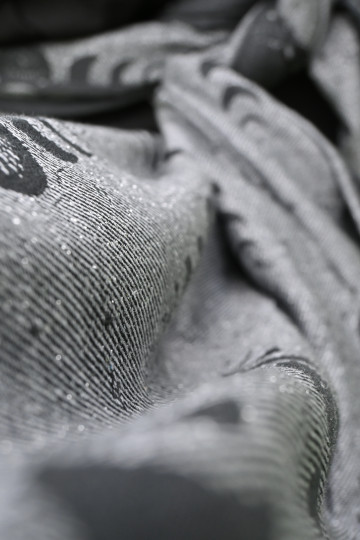 Yaro Luna Duo Black Grey Glam - Woven Baby Wrap