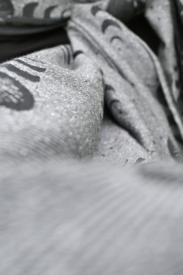 Yaro Luna Duo Black Grey Glam - Woven Baby Wrap