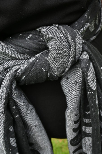 Yaro Luna Duo Black Grey Glam Ring Sling