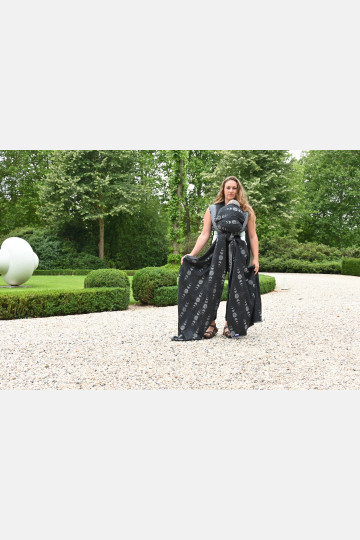 Yaro Luna Duo Black Grey Glam Ring Sling