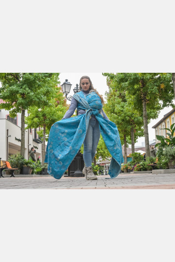 Yaro Starfish Duo Blue Grey Confetti Ring Sling