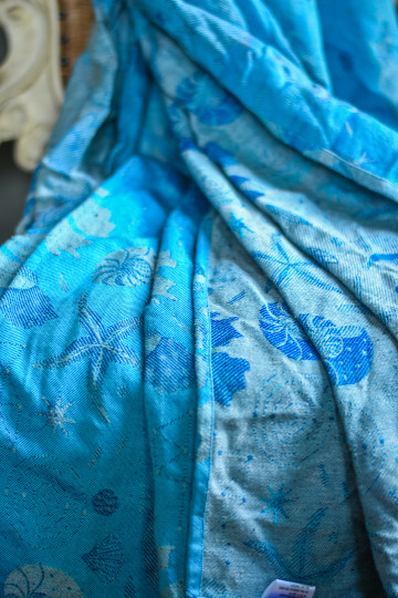 Yaro Starfish Duo Blue Grey Confetti Ring Sling