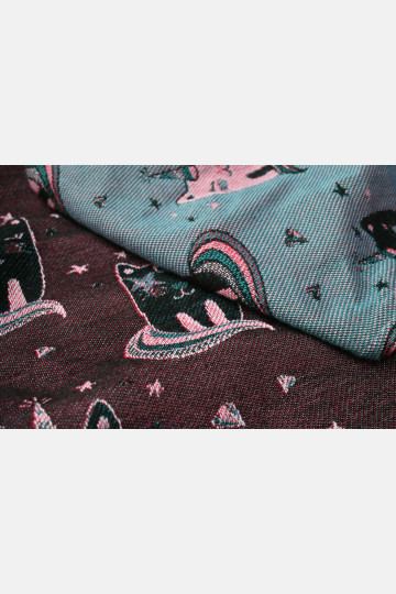 Yaro Kittycorn Trinity Black Red Blue White Wool