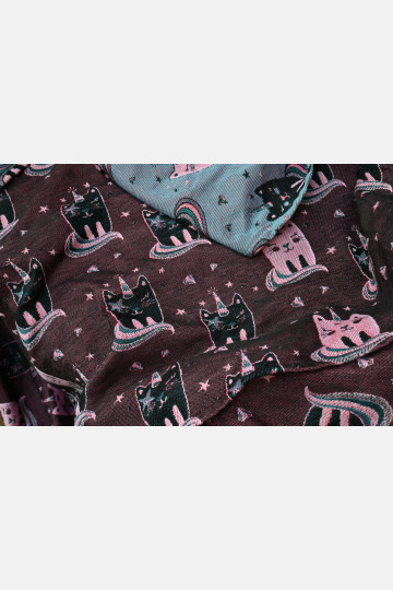 Yaro Kittycorn Trinity Black Red Blue White Wool