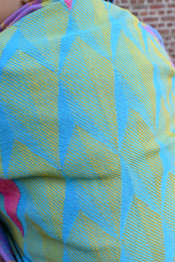 Yaro Kite Duo Yellow Blue Pink Wool