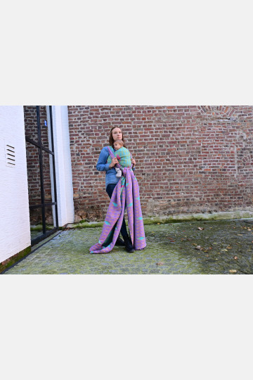 Yaro Kite Duo Yellow Blue Pink Wool