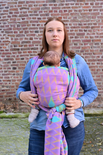 Yaro Kite Duo Yellow Blue Pink Wool