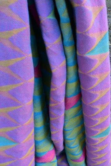 Yaro Kite Duo Yellow Blue Pink Wool