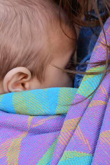 Yaro Kite Duo Yellow Blue Pink Wool
