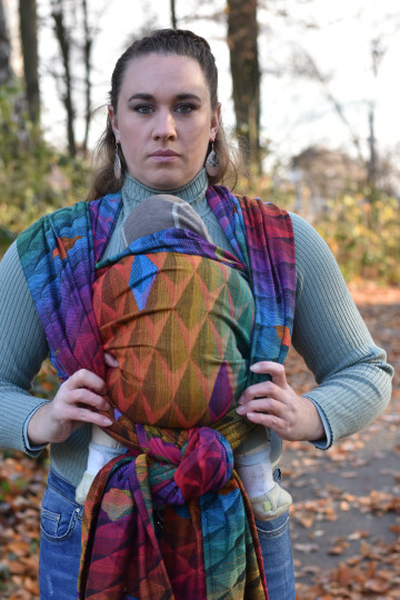 Yaro Kite Trinity Red Green Blue Double Rainbow Ring Sling