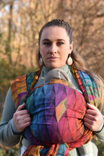 Yaro Kite Trinity Red Green Blue Double Rainbow Ring Sling
