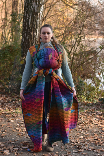 Yaro Kite Trinity Red Green Blue Double Rainbow Ring Sling