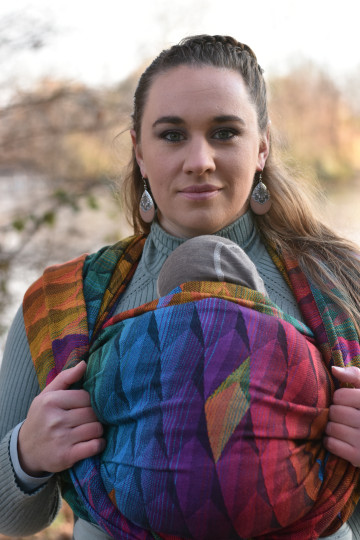 Yaro Kite Trinity Red Green Blue Double Rainbow Ring Sling