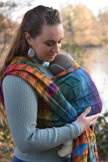 Yaro Kite Trinity Red Green Blue Double Rainbow Ring Sling