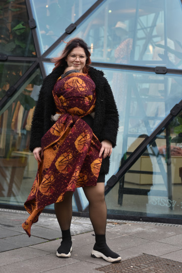 Yaro Kardia Duo Burgund Yellow Wool 2nd Choice