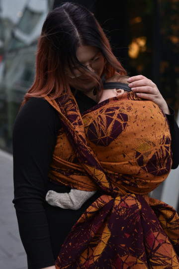 Yaro Kardia Duo Burgund Yellow Wool 2nd Choice