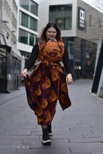 Yaro Kardia Duo Burgund Yellow Wool 2nd Choice