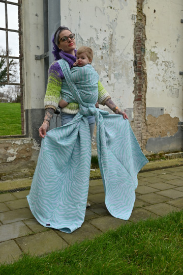 Yaro Tiger Duo Silver Mint White Ring Sling