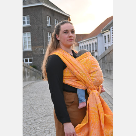 Yaro Oasis Duo Yellow Peach Confetti Ring Sling
