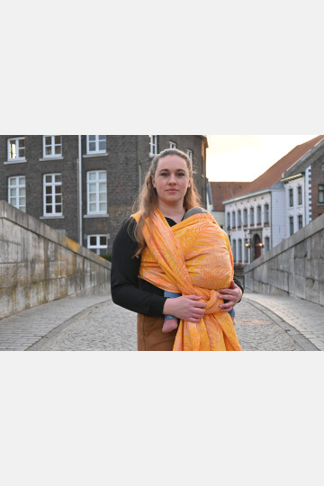Yaro Oasis Duo Yellow Peach Confetti Ring Sling