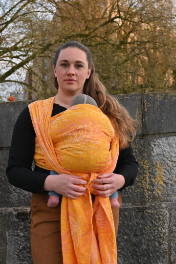 Yaro Oasis Duo Yellow Peach Confetti Ring Sling