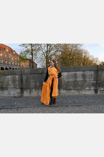 Yaro Oasis Duo Yellow Peach Confetti Ring Sling