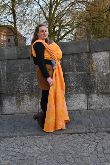 Yaro Oasis Duo Yellow Peach Confetti Ring Sling