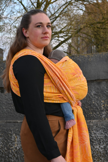 Yaro Oasis Duo Yellow Peach Confetti Ring Sling