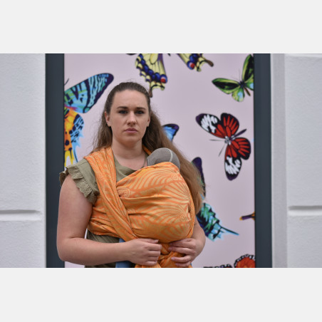 Yaro Dandy Duo Red Gold Wool Blend Ring Sling