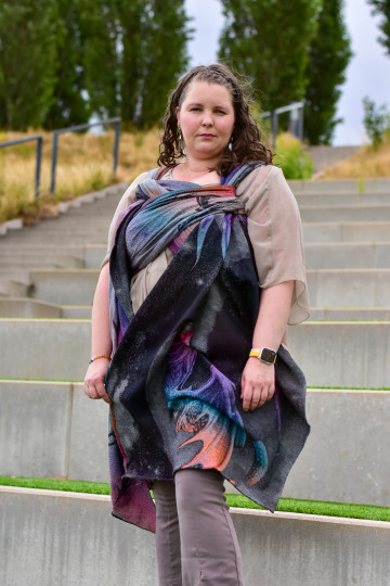 Yaro Moonkeeper Duo Celestial Rainbow Black Ring Sling