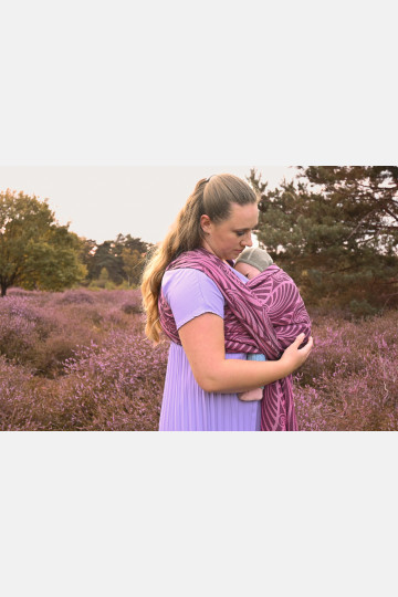 Yaro Dandy Duo Black Green Pink Repreve Wool Blend Ring Sling