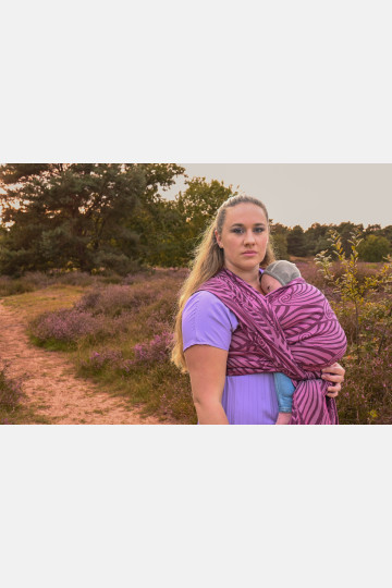 Yaro Dandy Duo Black Green Pink Repreve Wool Blend Ring Sling