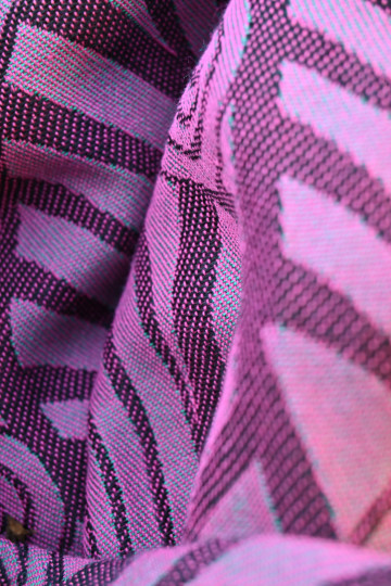 Yaro Dandy Duo Black Green Pink Repreve Wool Blend Ring Sling