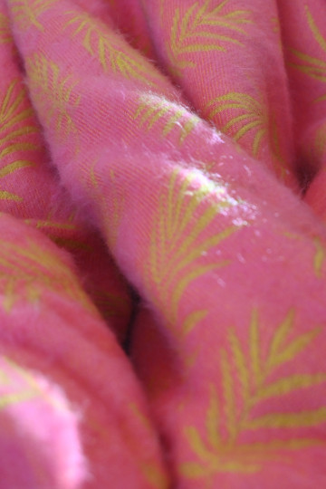 Yaro Blanket Bahamas Yellow Pink Wool - Woven Baby Wrap | Slingomama