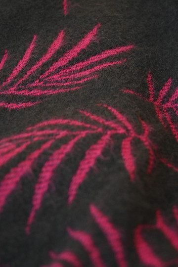 Yaro Blanket Bahamas Black Magenta Wool - Woven Baby Wrap | Slingomama