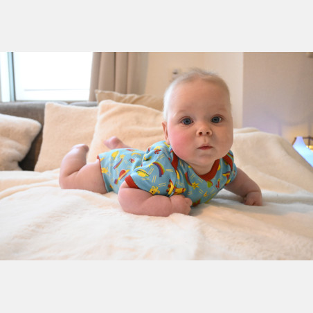 Biowolk Baby Body Short Sleeve Space
