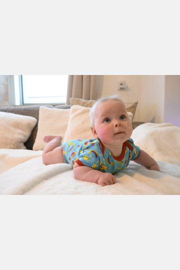 Biowolk Baby Body Short Sleeve Space