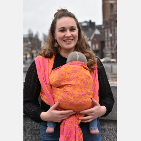 Yaro Elvish Duo Yellow Pink Orange Ring Sling
