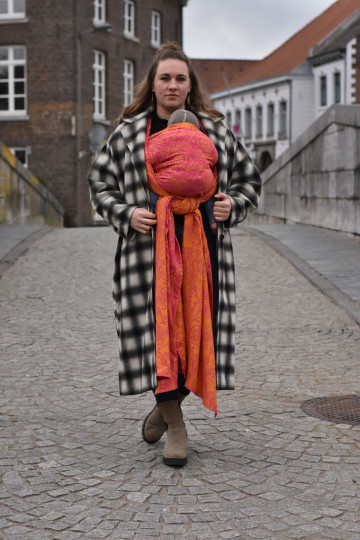 Yaro Elvish Duo Yellow Pink Orange Ring Sling