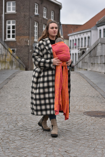 Yaro Elvish Duo Yellow Pink Orange Ring Sling