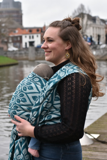 Yaro La Vita Duo Black Petrol Natural Alpaca Wool