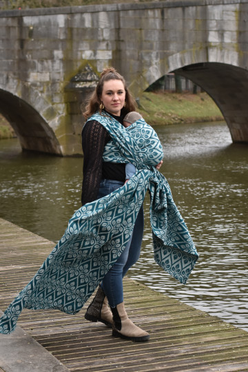 Yaro La Vita Duo Black Petrol Natural Alpaca Wool