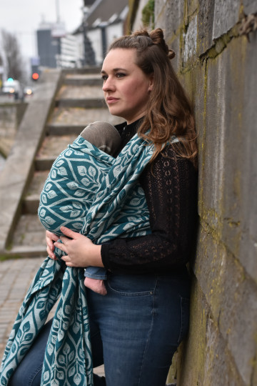 Yaro La Vita Duo Black Petrol Natural Alpaca Wool