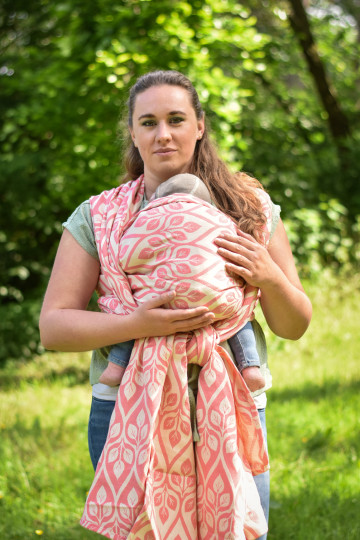 Yaro La Vita Duo Coral Natural Aloe - Woven Baby Wrap