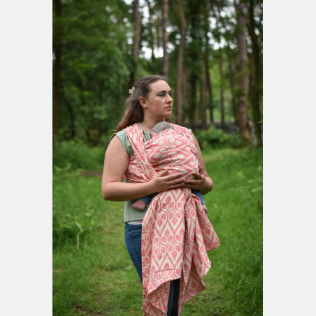 Yaro La Vita Duo Coral Natural Aloe - Woven Baby Wrap