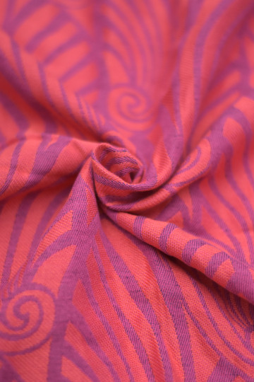 Yaro Dandy Duo Fuchsia Purple Orange Modal Linen