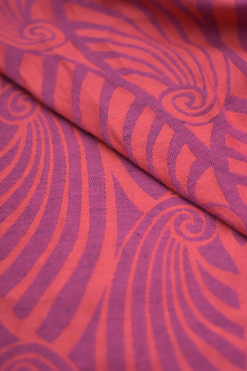 Yaro Dandy Duo Fuchsia Purple Orange Modal Linen